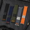 Cross-Border Compatible Elastic Nylon Band for Apple Watch (Series 1-9) with Parachute Buckle.