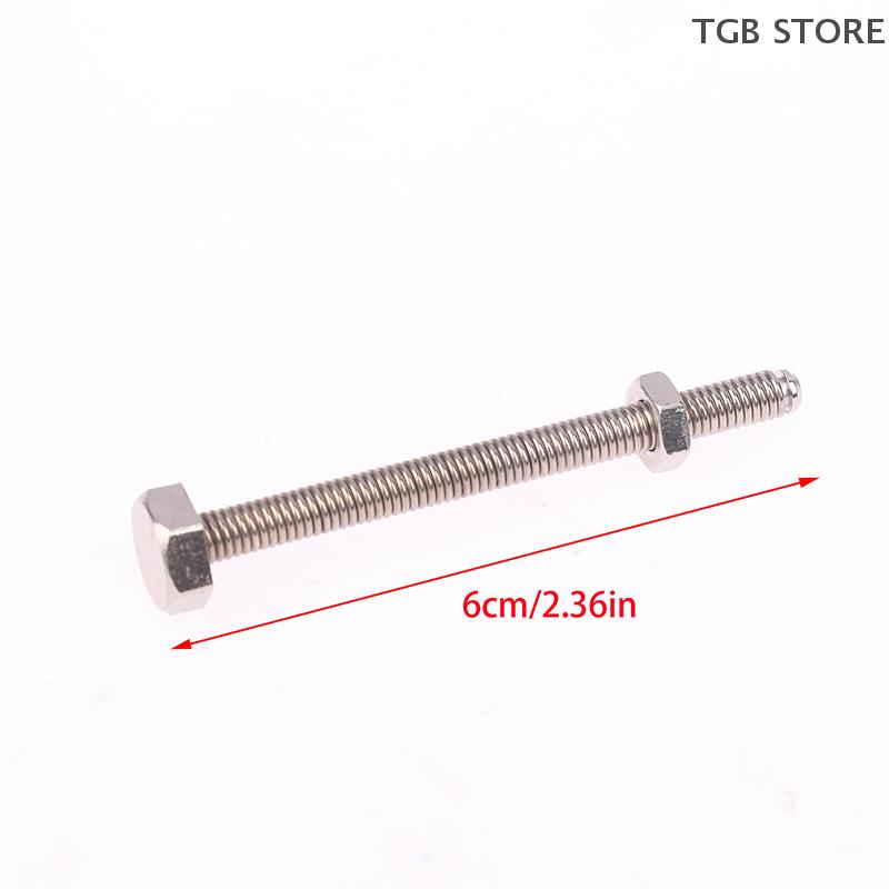 1Pcs Silver Bending Screw Mentalism Magic Tricks Close Up Street Magie Props Professional Strong Man For Magician Stage Magia