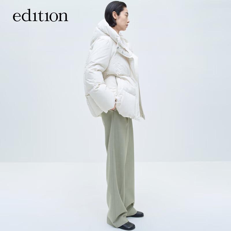 

Женский короткий пуховик-пуховик с капюшоном L 170