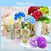 Simulated Colored Multi Hydrangeamacrophylla Artificial Bouquet For Indoor Decor