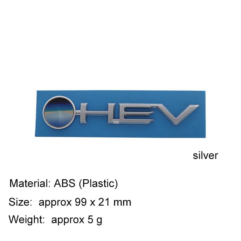 3D Car Styling HEV For car Hood Fender trunk Rear Bonnet Nameplate Decal Emblem Badge Sticker