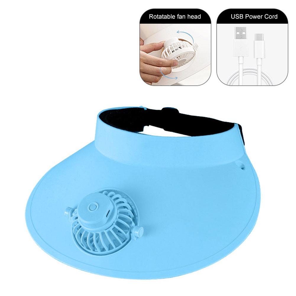 

Летняя шляпа-козырек с вентилятором, три температурных режима, кепка с открытым верхом, дышащая шляпа с охлаждающим вентилятором для защиты от солнца и для улицы