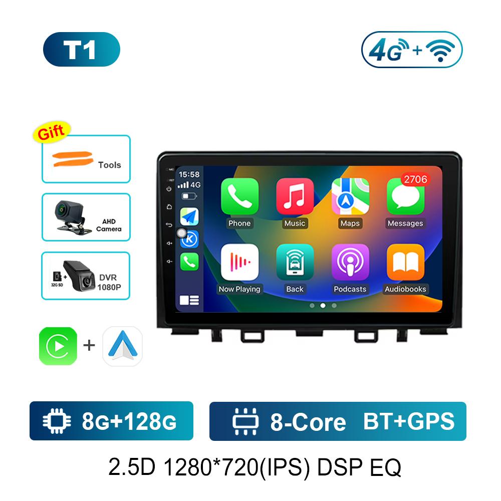 Android Car Radio Multimedia Video Player for Toyota Wish 2 2009 - 2017 GPS Navigation Left Hand Drvie DSP Stereo 4G WiFi