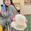 Theme Penguin Cartoon Plush Backpack Outdoor Large Capacity Itabag Transparent