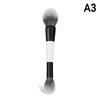 Doppelseitiger Foundation-Gesichtspinsel Doppelseitiger Puder-Rouge-Kontur-Und-Lidschatten-Concealer Make-up-Pinsel