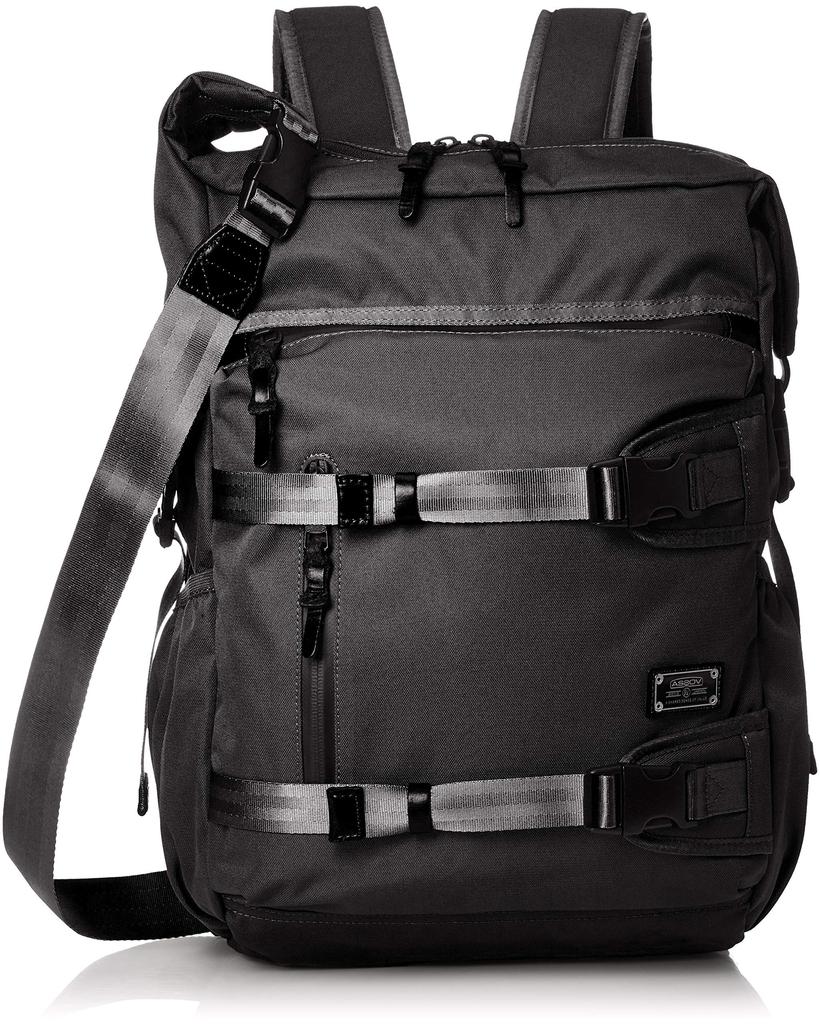 [Assob] Backpack CORDURA DOBBY 305D Men's Black One Size