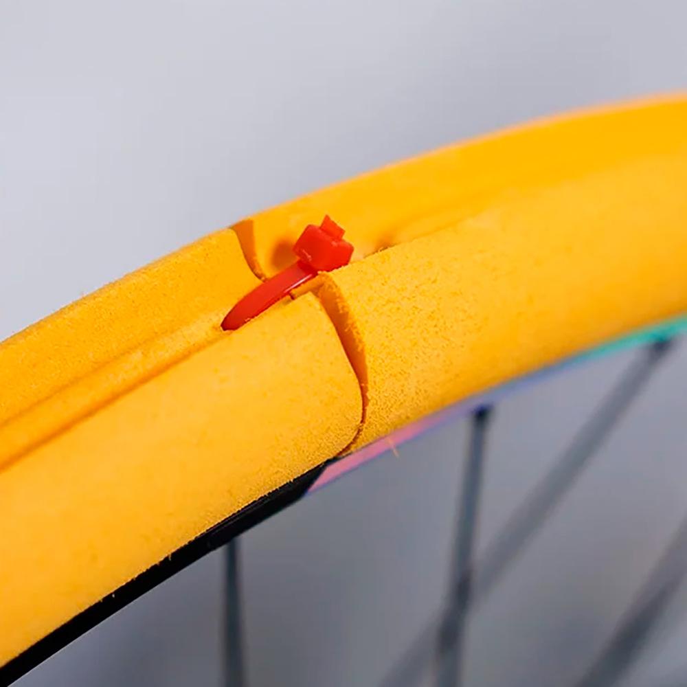 

Mountain Bike Vacuum Tire Liner Explosion Proof Bicycle Tire Protective Pad Tubeless Tire Insert for MTB Mountain Bike оранжевый