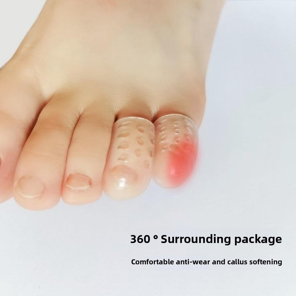 Protetores de Dedos de Gel Macio Capas para Dedos Antifricção Protetor de Dedos de Silicone Eficaz Cuidados com os Pés