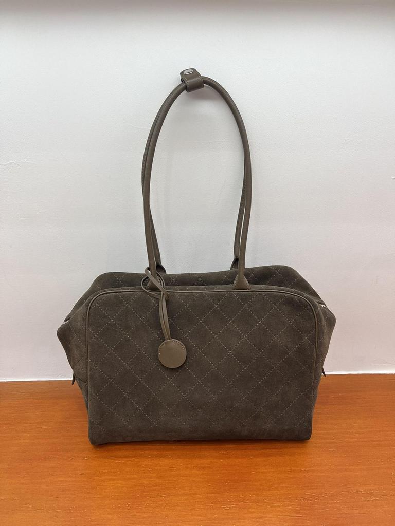 Beef Bun Ladies Bag High-Quality Texture Cowhide Leather Retro Style Strap Beef Bun Fashionable Versatile Casual Document Bag