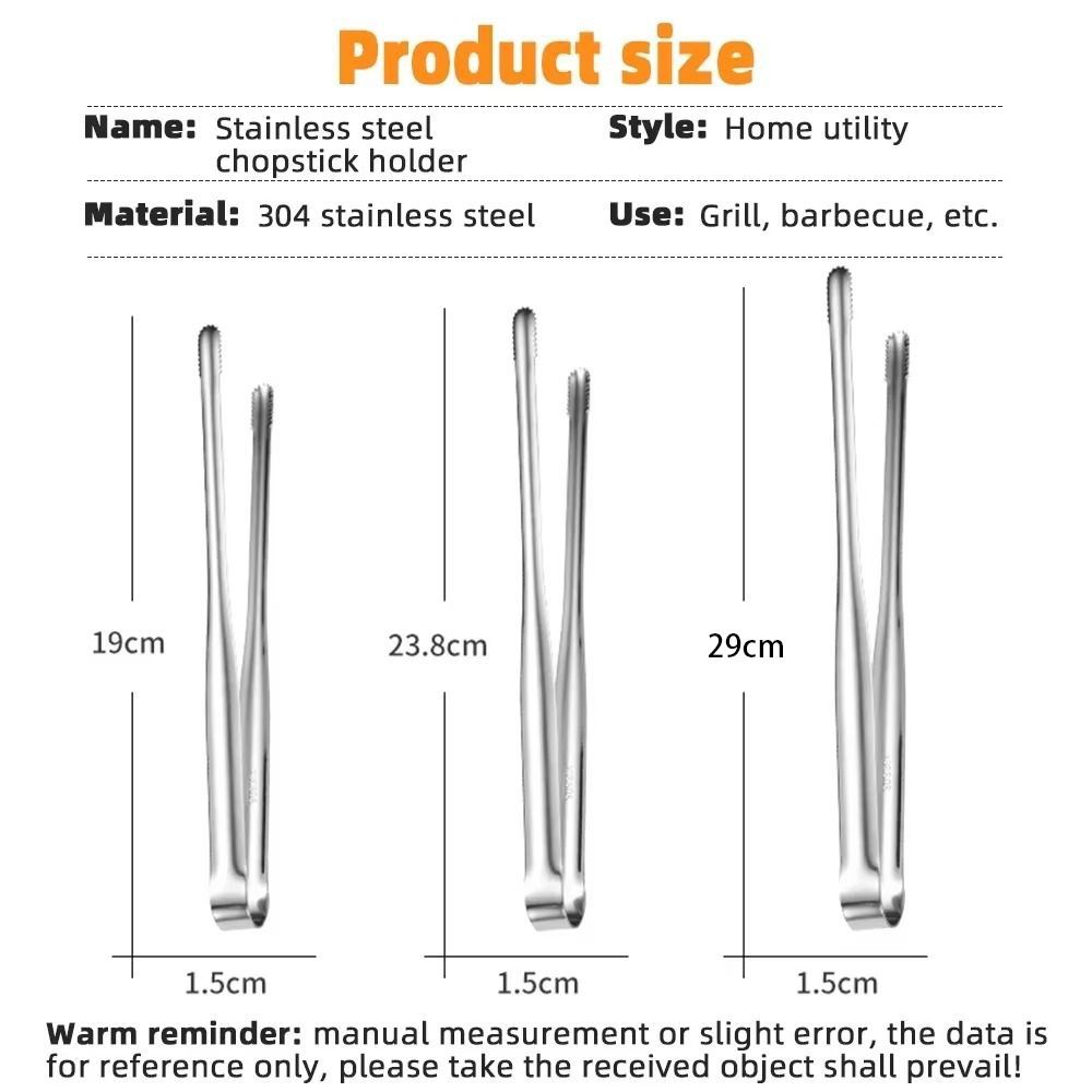 1Pcs Non-Slip Grill Tongs 7/9/12Inch BBQ Steak Clip New Food Clip  Cooking Utensils