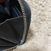 Used Louis Vuitton black leather long wallet