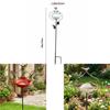Cast Iron Garden Stake Bird Feeder Large Capacity Bowl Feeder Bird Feeding Station  Outdoor Yard