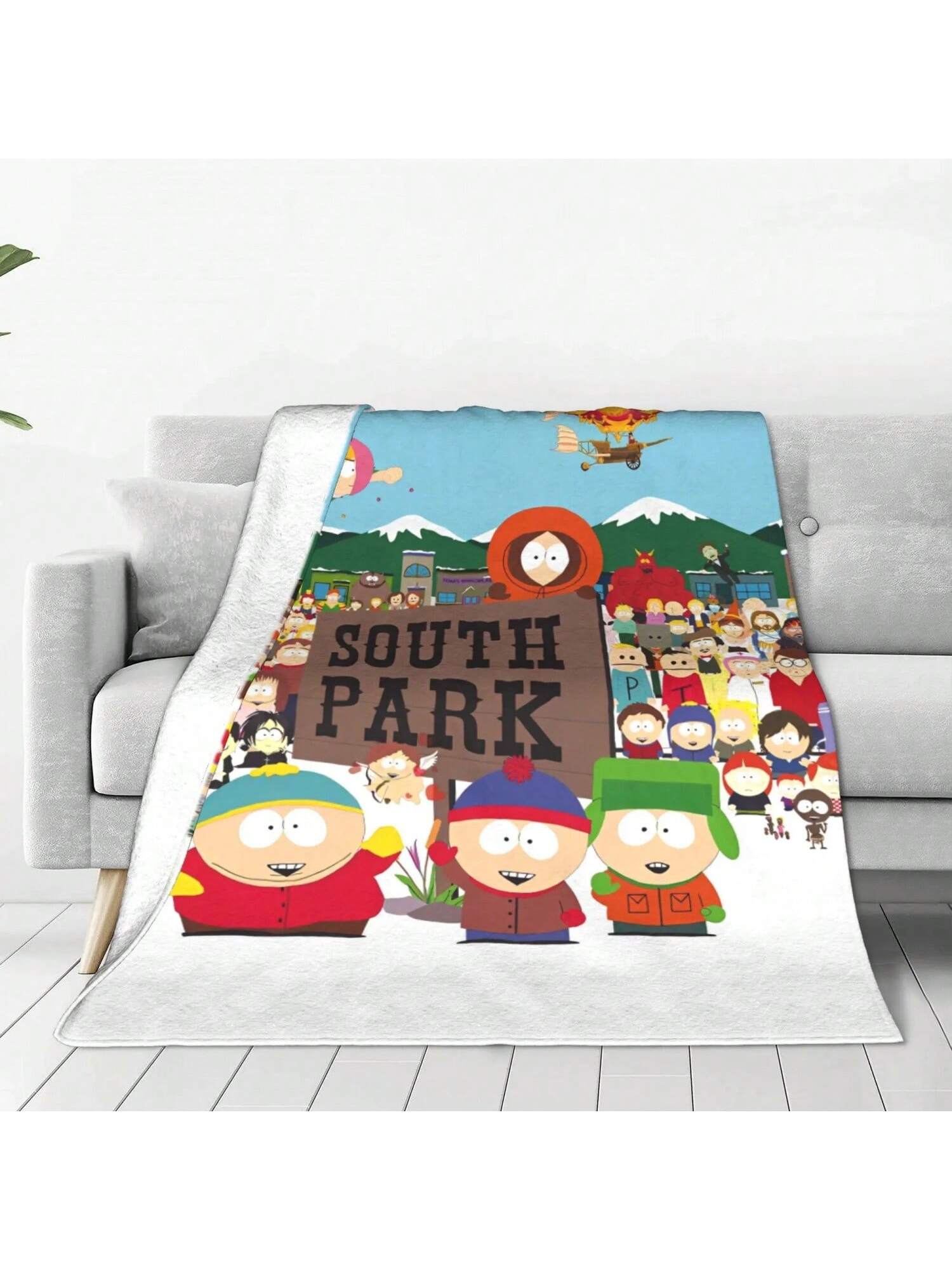 Пледы с мультяшными парками RPG Игры Коралловый Флис Плюшевые Зимние Милые Портативные Легкие Пледы для Путешествий Одеяло 75X95CM