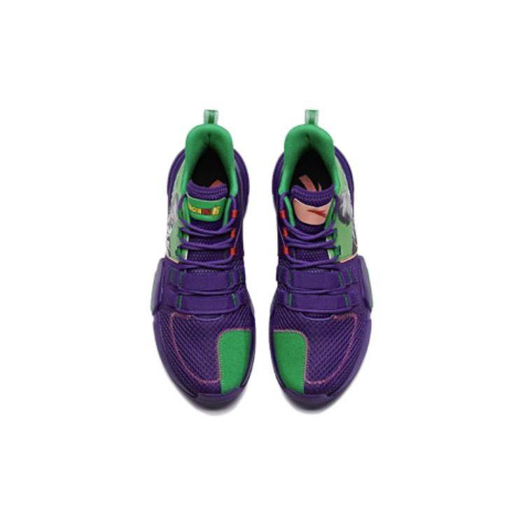 Anta Dragon Ball Super X  Lighthearted Series Low-Top Basketball Shoes Men Sneakers Purple Green 112021615-6