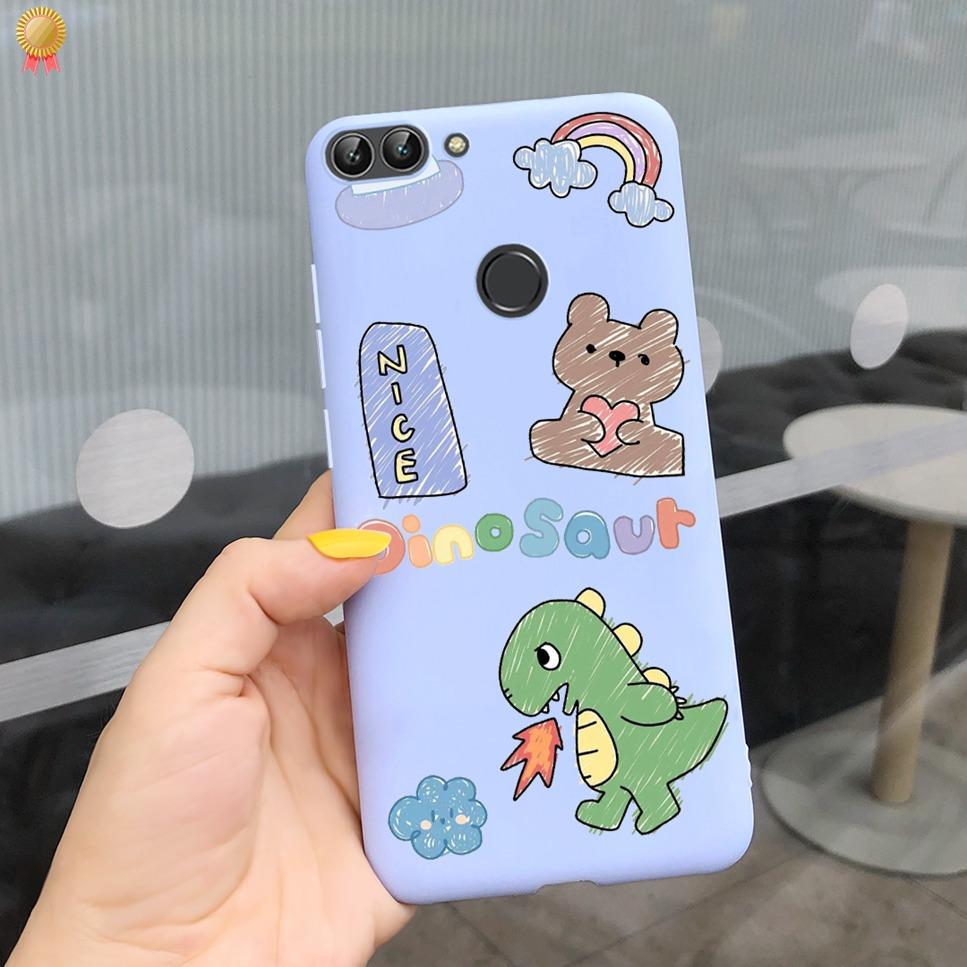 Für Huawei P Smart Hülle Niedliche Blume Schwarz Weiches TPU Silikon Bumper Hülle Für Huawei PSmart P Smart 2017 FIG-LX1 Handyhülle Funda