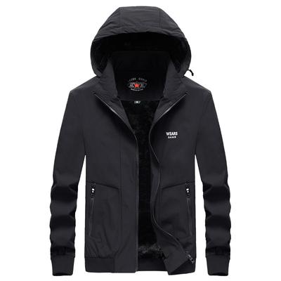 Fleece Freizeitjacke Herbst und Winter Neu Herren Outdoor Freizeit Kapuzen Thermojacke Herren