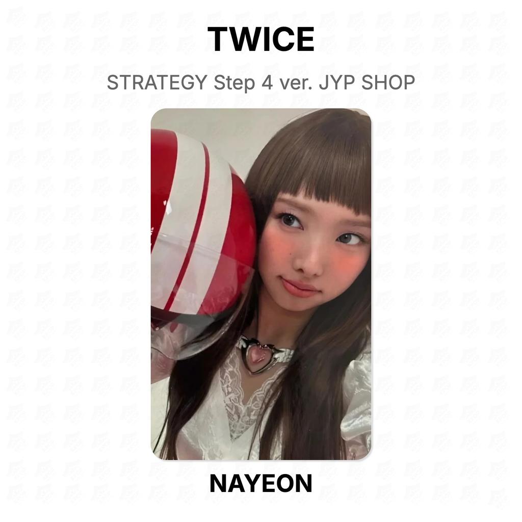 TWICE STRATEGY Step 4 ver. JYP SHOP Official Photocard