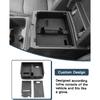 2025 4Runner Center Console Organizer for 2025 6th Gen Toyota 4Runner Accessories ABS Material Armrest Console Glove Tray Compatible with 2025 Toyota