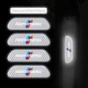 4Pcs Car Reflective Sticker Night Safety Warning Sign Shine Tape For BMW G80 G06 G07 G42 G14 G15 G16 F82 F20 X5 Auto Accessories Cyfp80