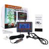 Digital CO2 Carbon Dioxide IAQ Monitor Controller with Relay Function Cable NDIR Sensing Probe for Greenhouse Home Office Factory 4.5m