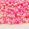 4-10mm Iridescent ABS Imitation Pearl Beads for DIY Decoration
