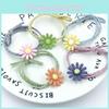 Elegant Ins Women Daisy Hair Rope With Fashionable High-elastic Korean Rubber Band Design