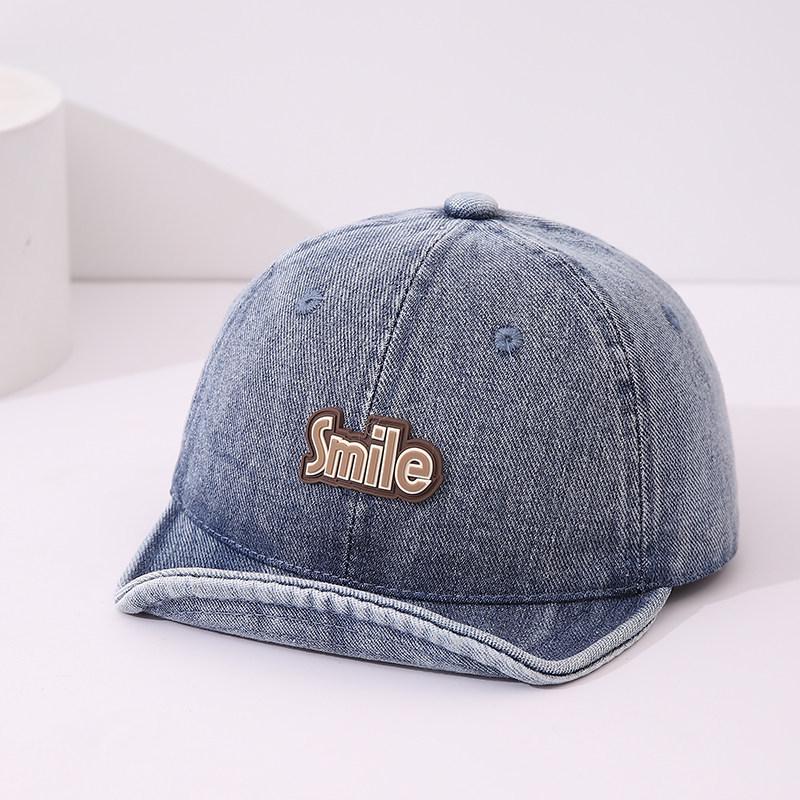 Casquette de Baseball en Jean Style Coréen INS pour Bébé - Chapeau à Visière Souple pour Garçons et Filles, Printemps/Automne
