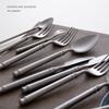 304 Edelstahl Ins Net Red Retro Messer und Gabel Besteckset, Westliches Essen Steakmesser und Löffel, Nordisches Besteckset