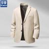 Herren knitterfester Business Casual Anzugjacke