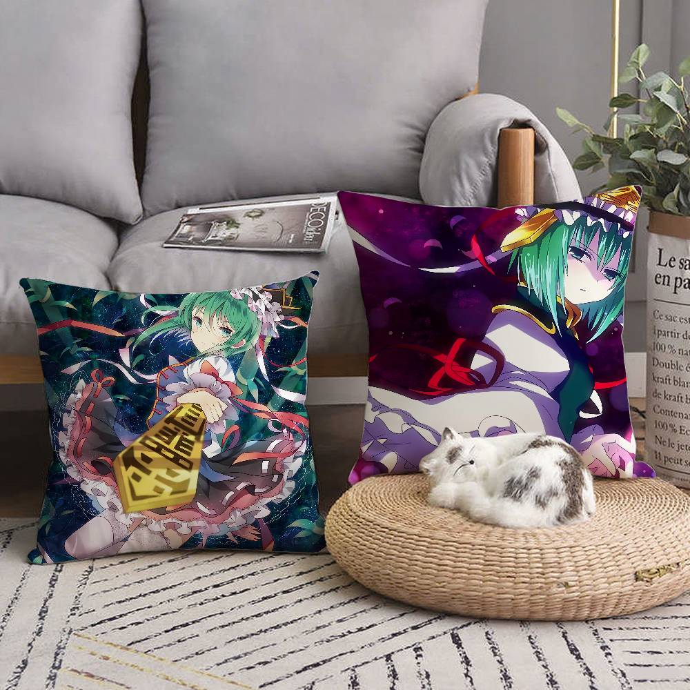 Shiki Eiki Eiki Shiki Anime Pillow Case Square Pillow Bedroom Sofa Leisure Comfort Cushion Car Home Decoration