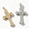 European and American Hip-hop Style Copper Inlaid Zircon Cross Pendant Full of Diamonds Men's Street Fashion Necklace Accessories