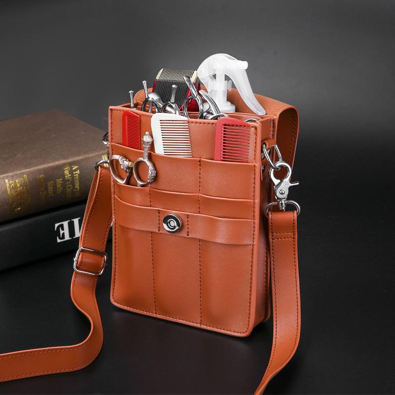 Large Capacity Hairdressing Scissors and Tool Bag - Crossbody and Waist Design for Pet Groomers and Hairstylists