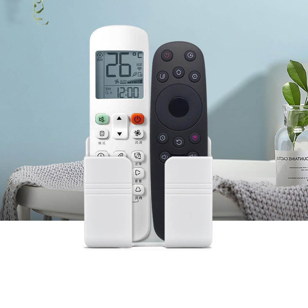 Punch-free Bracket Remote Control Mobile Phone Charging Wall-mounted Box Wall-mounted Storage Box Mobile Phone Storage Rack