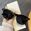 Cat Eye New Oval Sunglasses Personalized Vintage Fashion Sun Glasses Trendy Female Shades Popular Brand Designer Eyewear