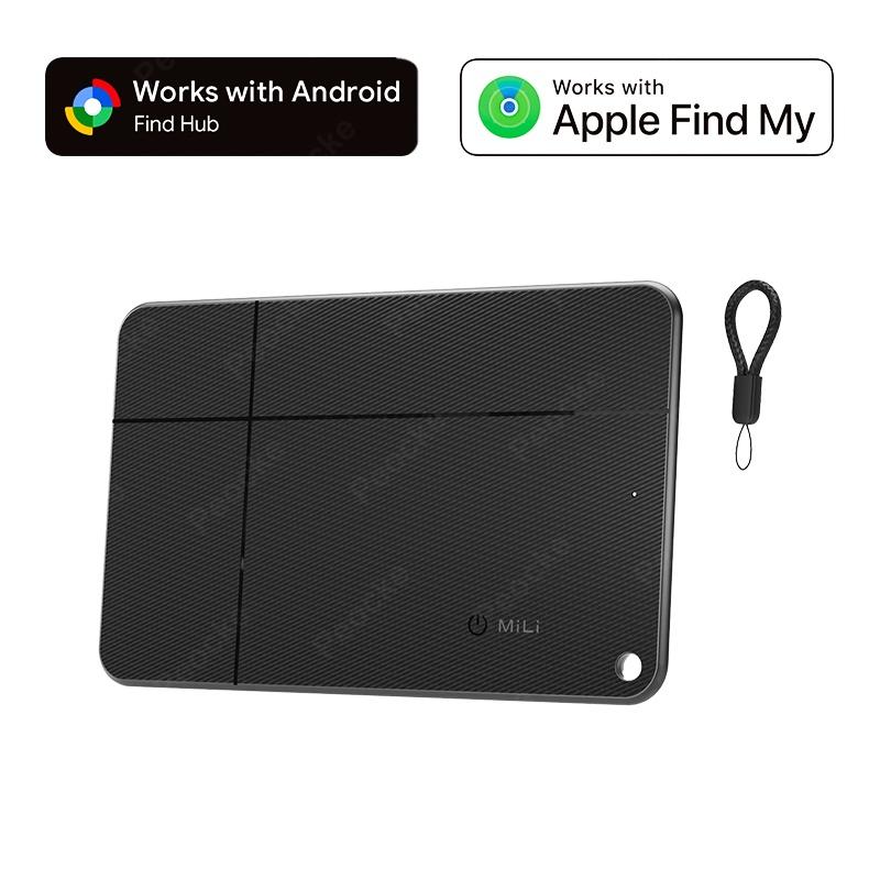 Dual System Mili Tracker Card Smart Location Tag GPS Tracker Compatible With Apple Find My Android Google Find Hub Item Finder