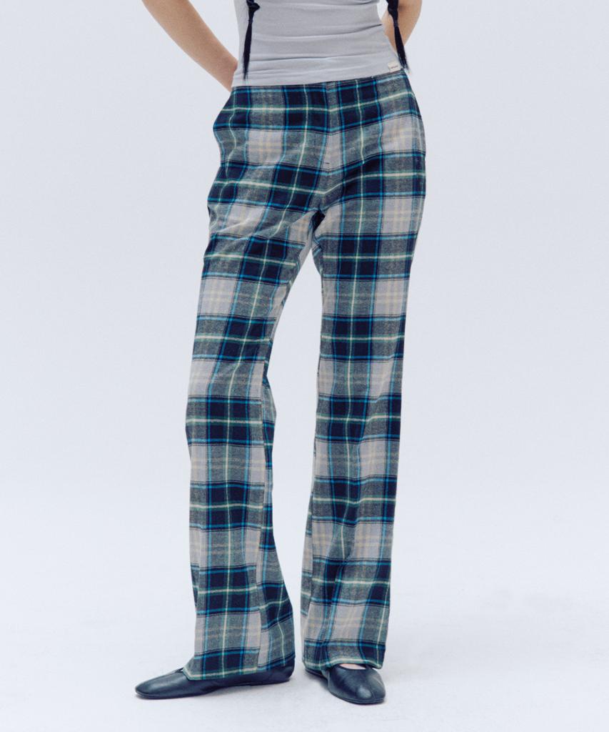 TRIPSHOP Wide Checkered Pants