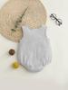 European Summer Baby Romper - Sleeveless Striped with Animal Embroidery for Boys & Girls