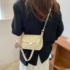 With Ribbon Small Square Bag Large Capacity Chain Crossbody Bag  Female Lady Girl