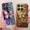 For Motorola Moto G15 Power Case MotoG17 Luxury Butterfly Painted Cover Soft TPU Phone Case For Motorola G17 Power MotoG15 Shell