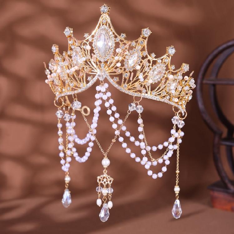 Pearls Hair Accessory for Women and Girls Elegant Fringed Design Comfortable Wear Headpiece for Family Gatherings