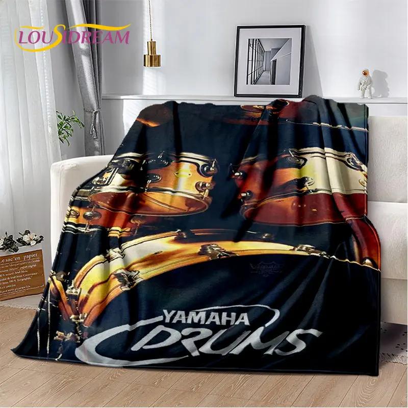 Bateri seti Müzik Aletleri Yumuşak Peluş Battaniye, Flanel Battaniye Atmak Battaniye Oturma Odası Yatak Odası Yatak Kanepe Piknik Örtüsü Çocuklar için