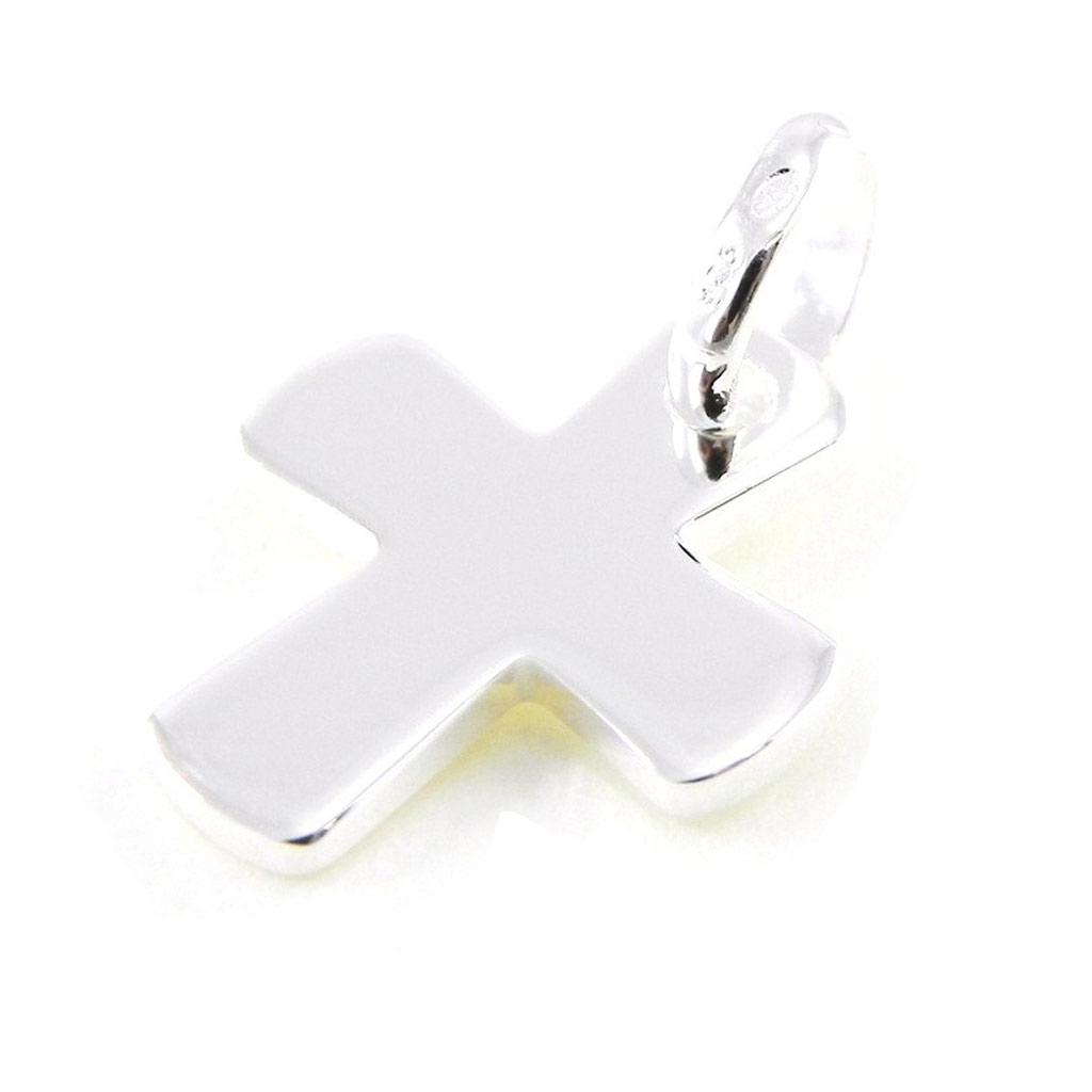 Les Trésors De Lily [B8298] – Silberner „Kreuz“-Anhänger