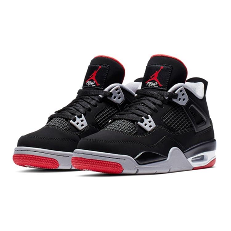 (GS) Air Jordan 4 Retro OG 'Bred' 2019 Kids' 408452-060