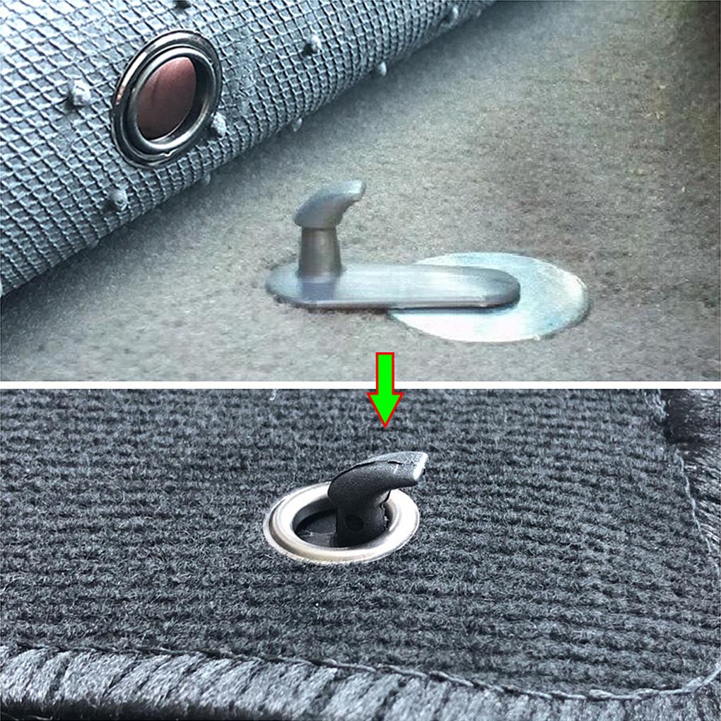 4 Stück/Set Auto-Mattenbefestigungsclip Boden Teppichclip Haken Für TOYOTA Avanza/Innov Langlebige Deckenbefestigung Innenraumzubehör