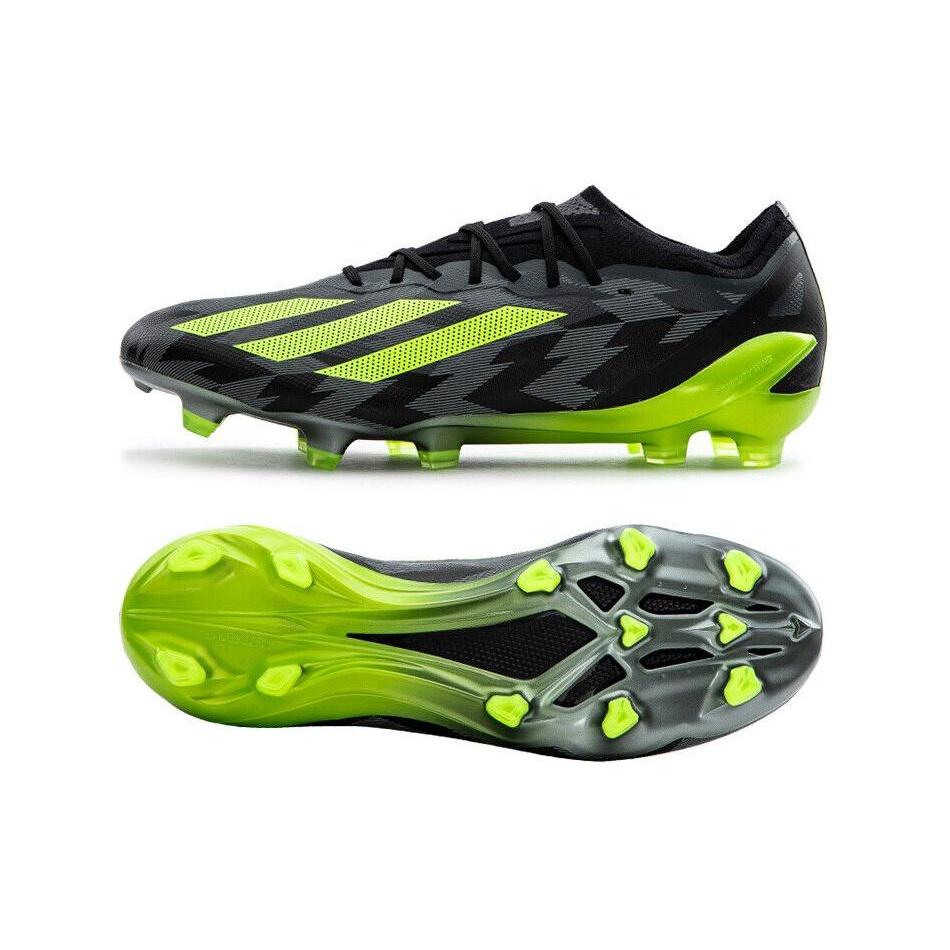 adidas X Crazyfast.1 FG 'Core Black Team Solar Yellow' Men's IG0670
