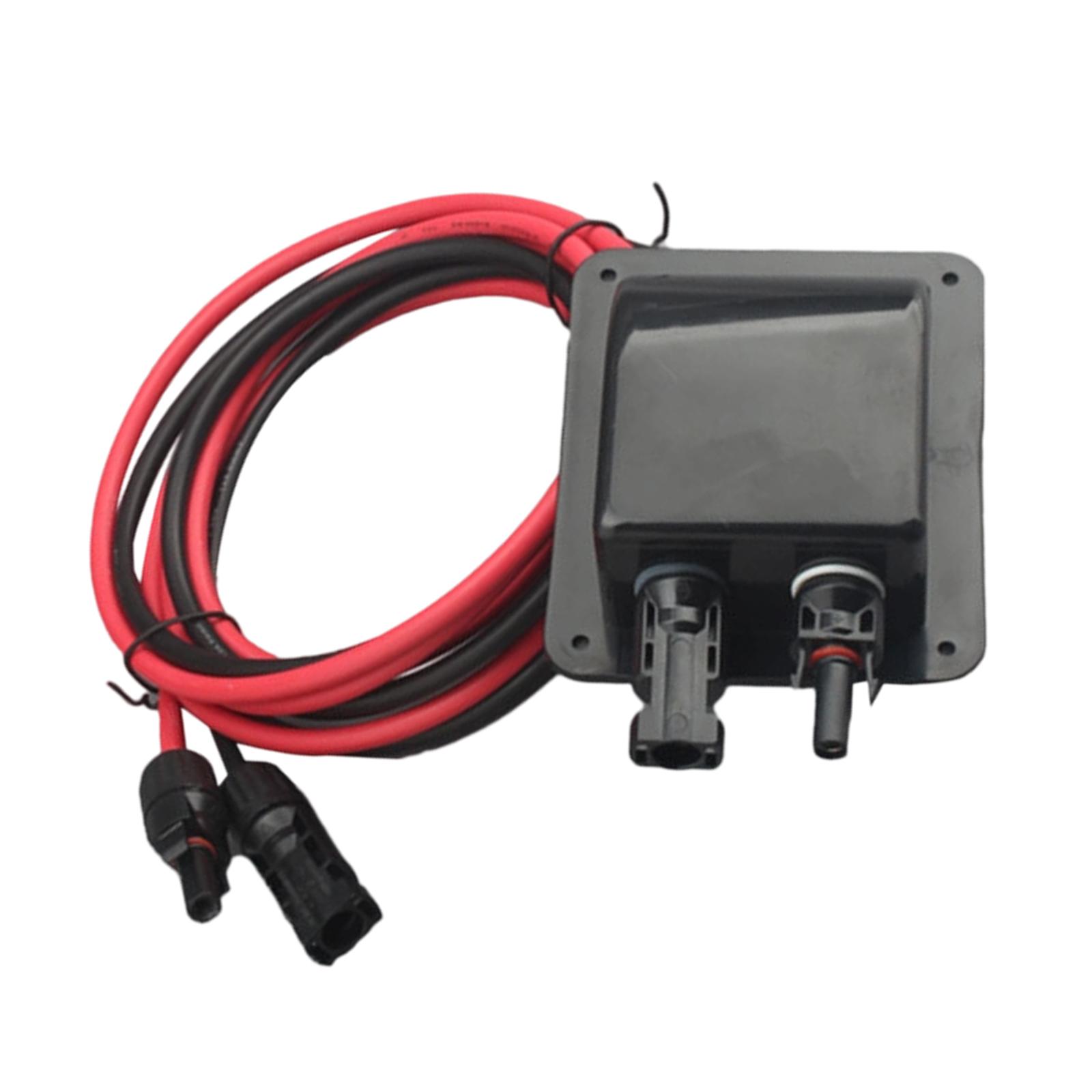 

Практичный водонепроницаемый АБС ввод солнечного кабеля с проводом 10AWG Удобный аксессуар для крыши кемперов Простая установка