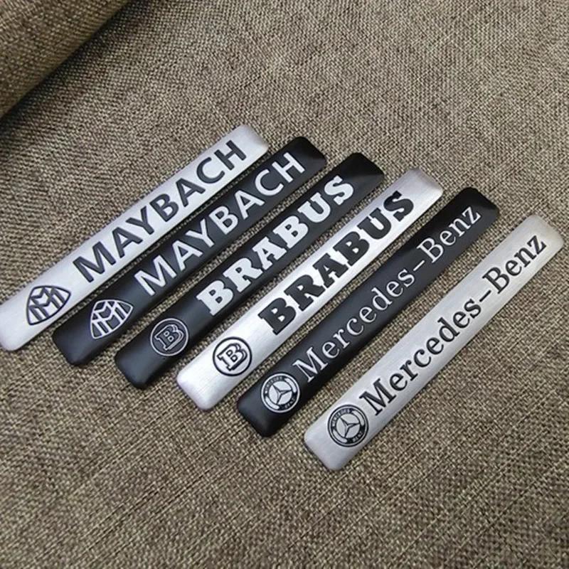 Car Emblem Sticker Accessories For Mercedes Benz AMG Brabus Maybach Smart W204 GLC CLA GLK W205 W203 W206 W108 W124 W126 W140