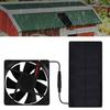 3000 RPM Solar Powered Fan IP65 Waterproof Solar Panel Fan Solar Fan Kit  Greenhouse Cooling