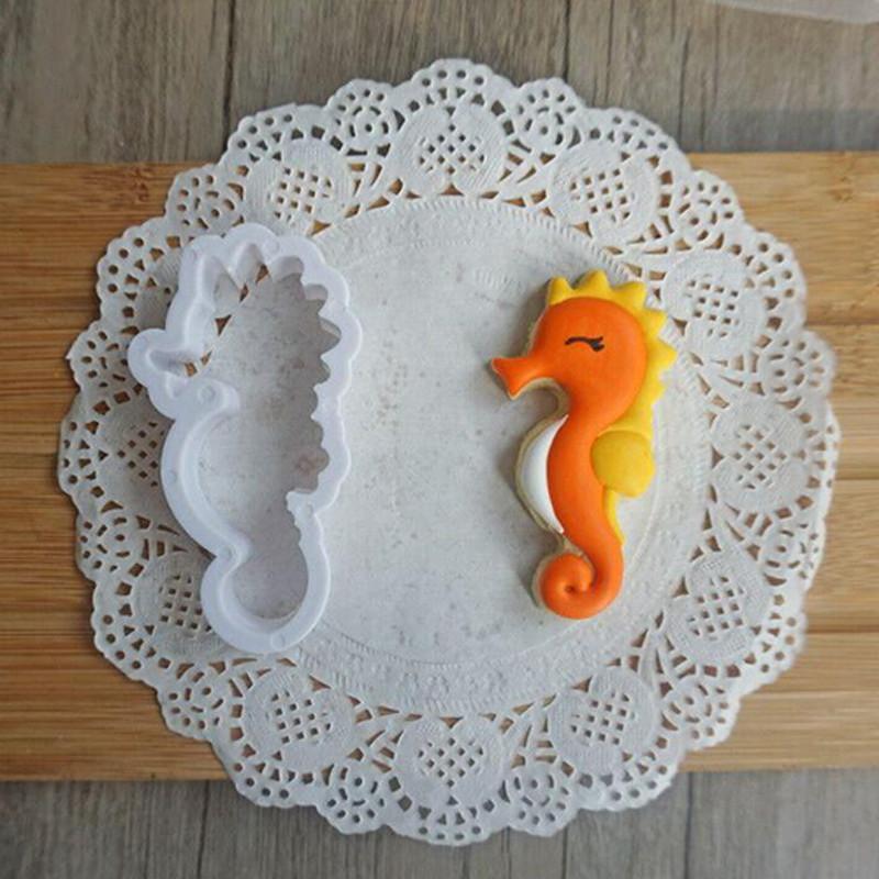 

8 шт., резак для морских рыб и животных, форма для украшения торта, печенья, печенья 8pcs