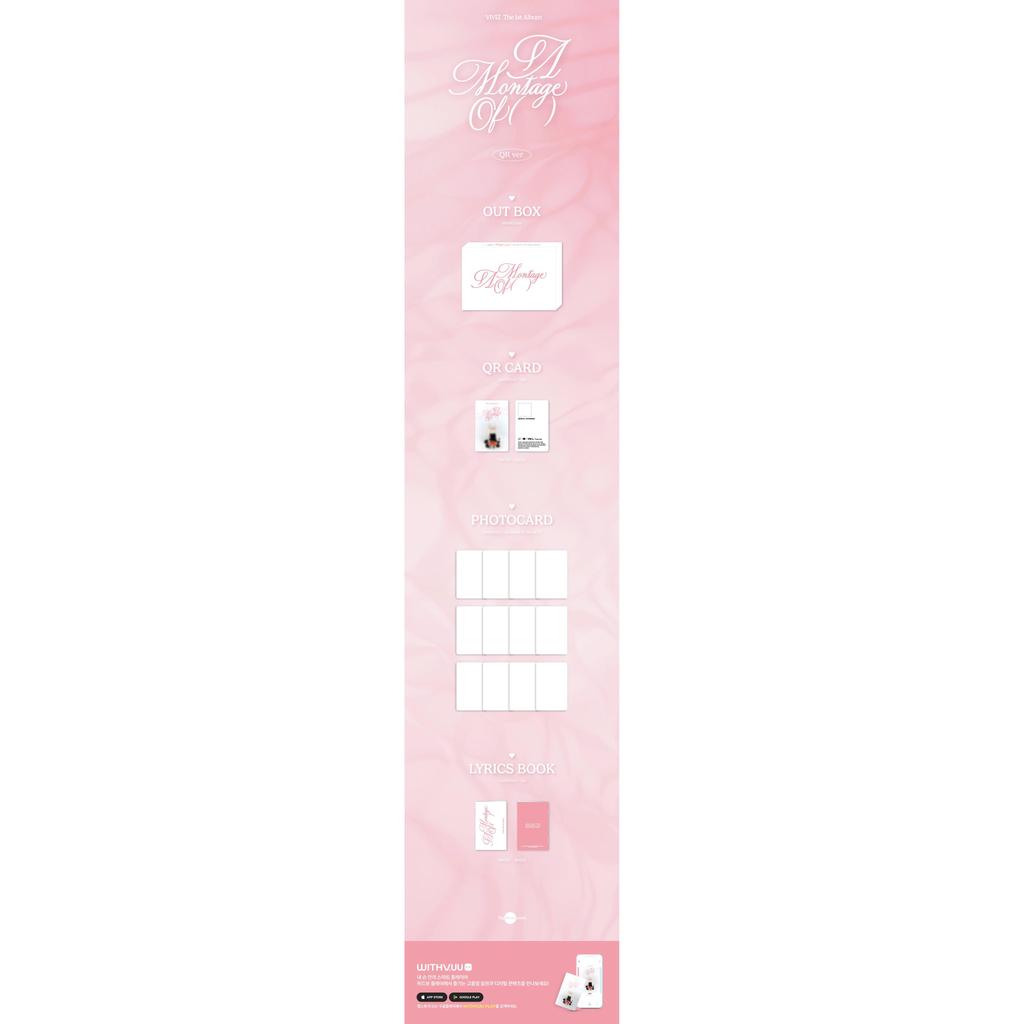 [Pre-order] VIVIZ - Pierwszy album [A Montage of ( )] wersja QR. (Korzyść online)